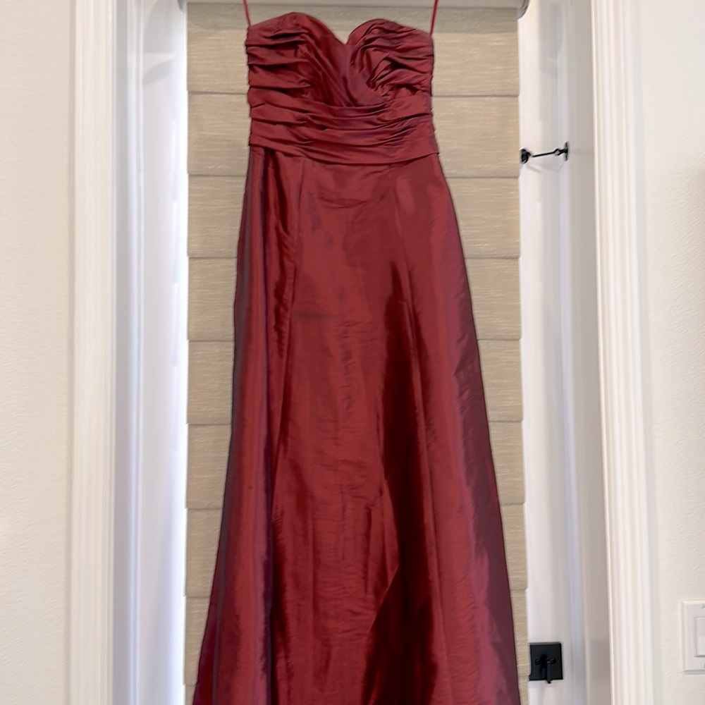 Like new Burgundy bridesmaid dress